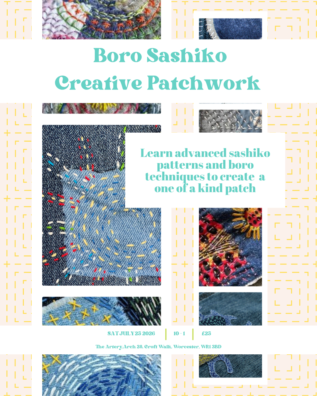 Boro Sashiko Creative Patchwork